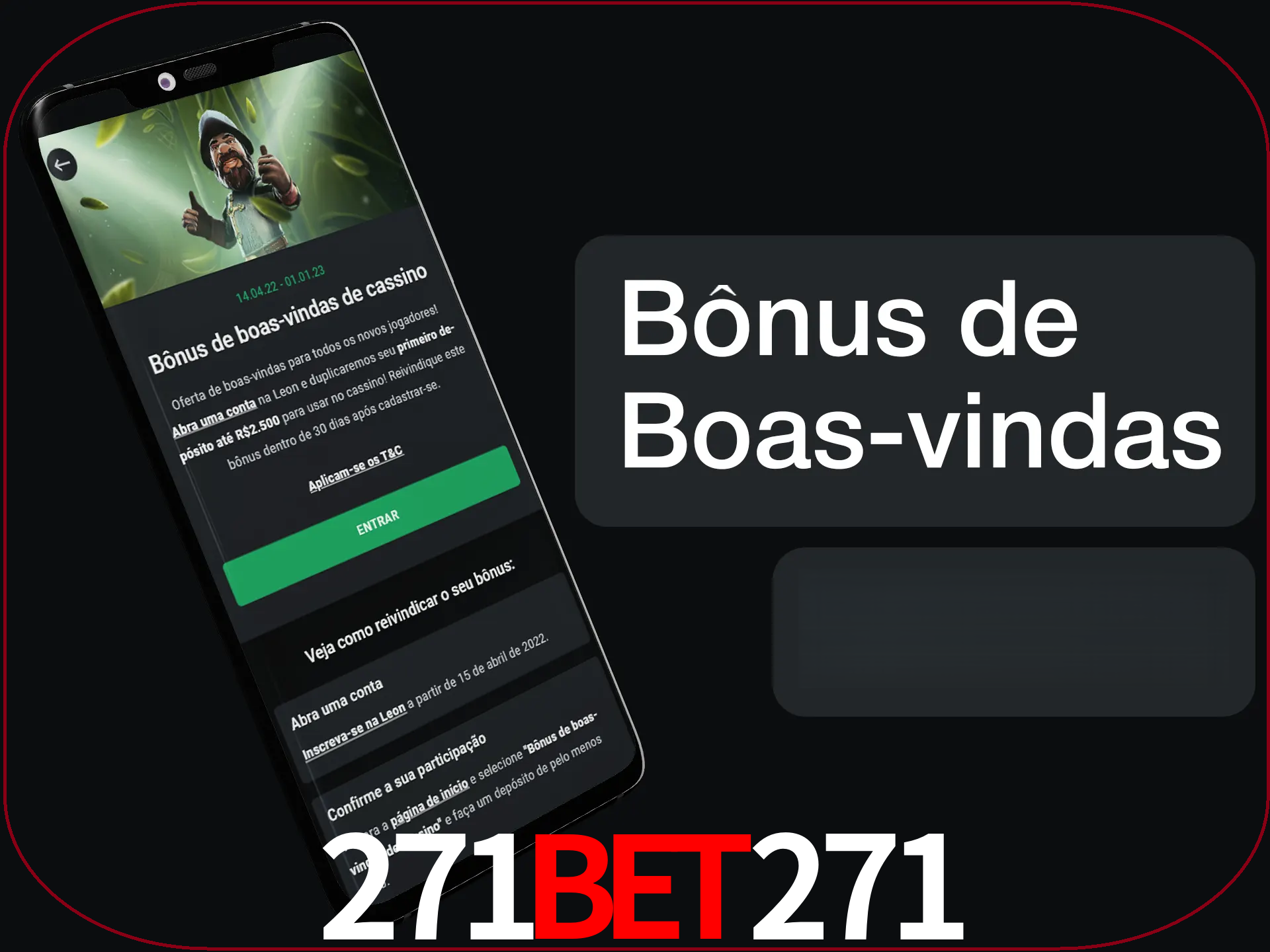 Não se esqueça de usar o bônus de boas-vindas.